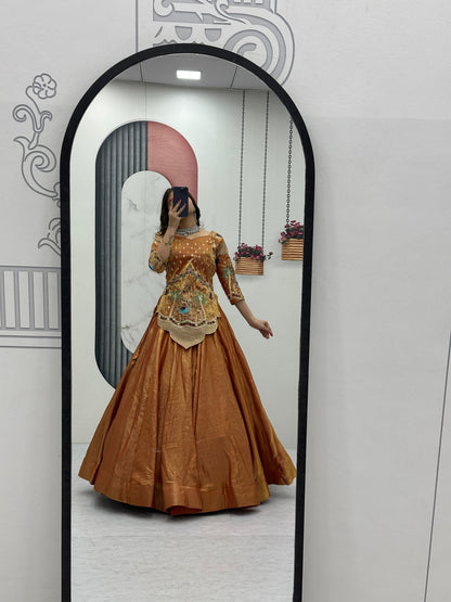 Festival Silk Satin Lehenga Choli