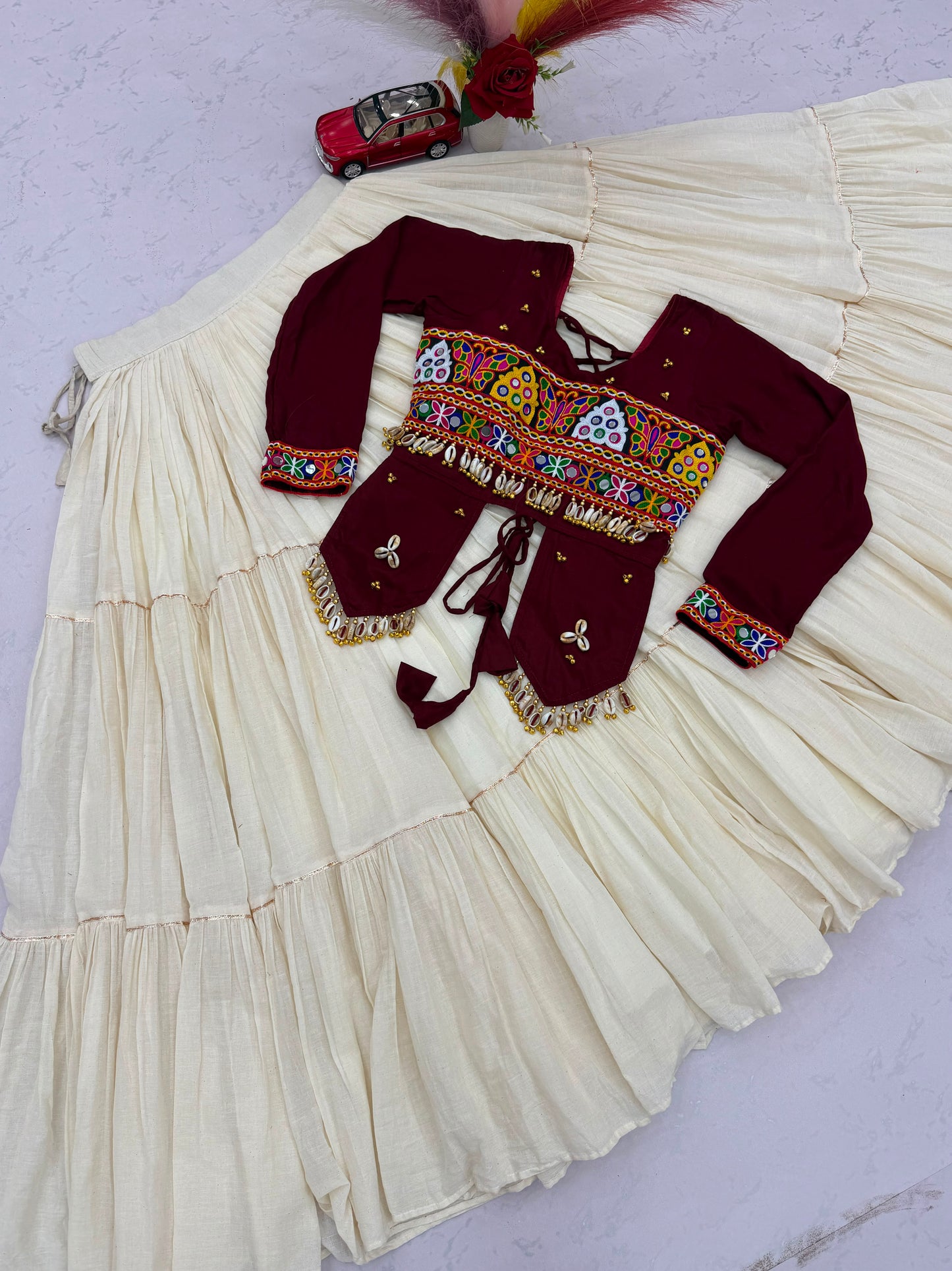 Navratri Special Hand Work Lehenga Choli | 9 Meter Flair