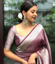 Wine Silk Saree