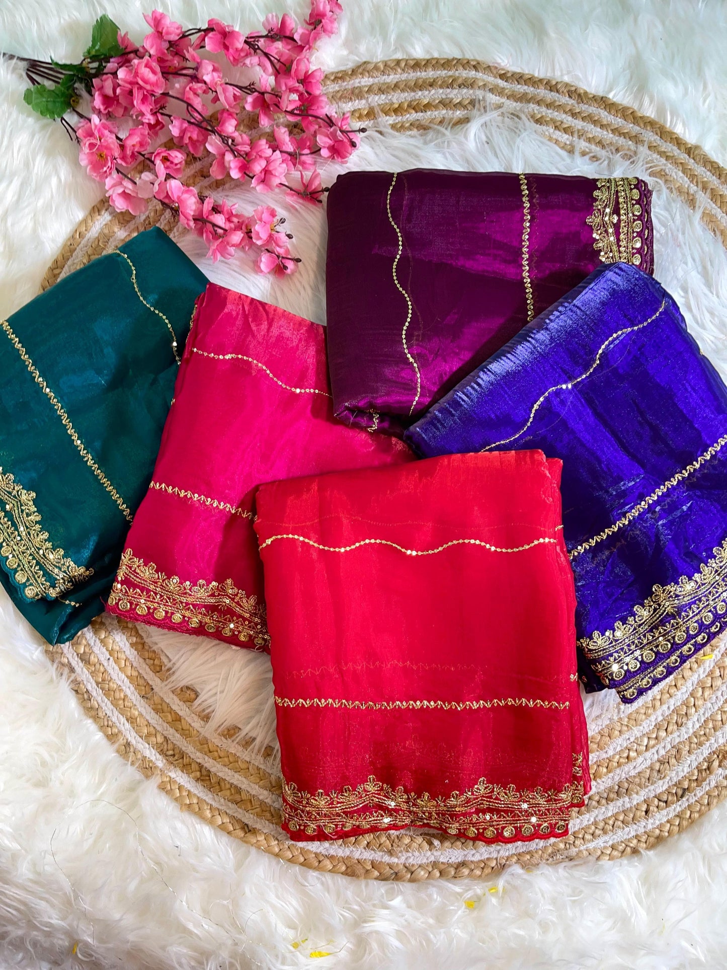 Zimmy Choo Silk Embroidery Saree
