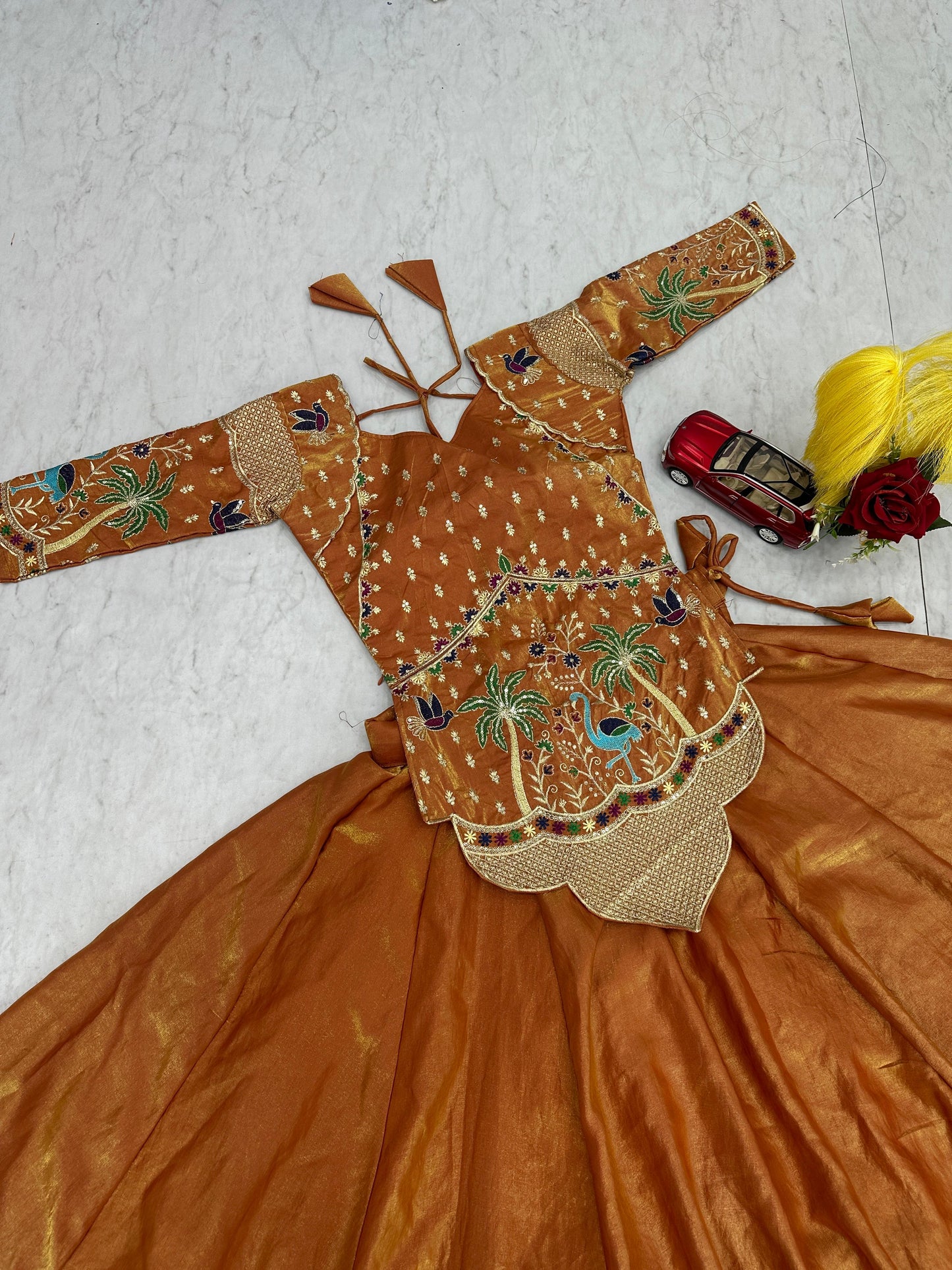 Festival Silk Satin Lehenga Choli