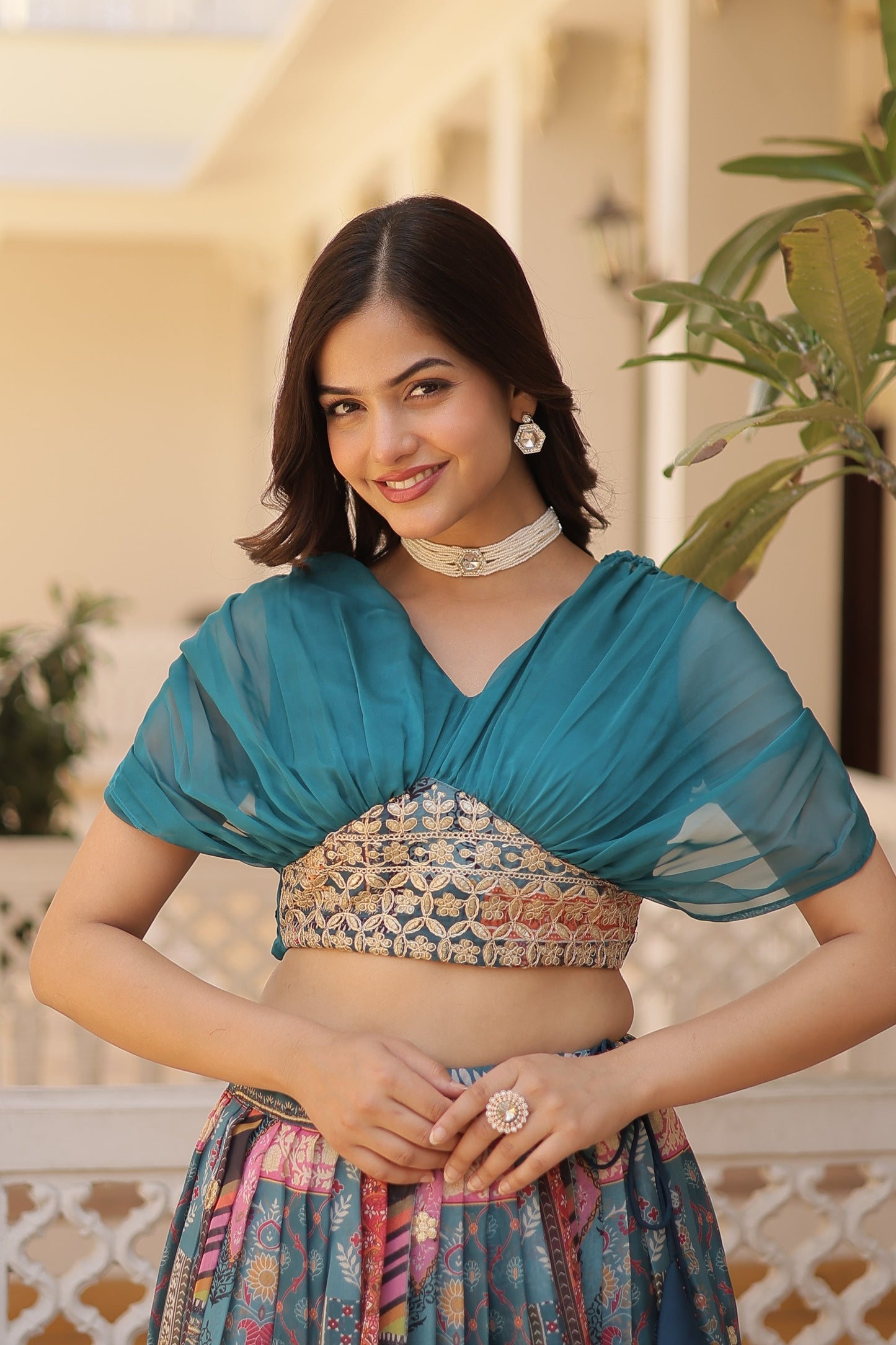 Premium Russian Silk Lehenga Choli