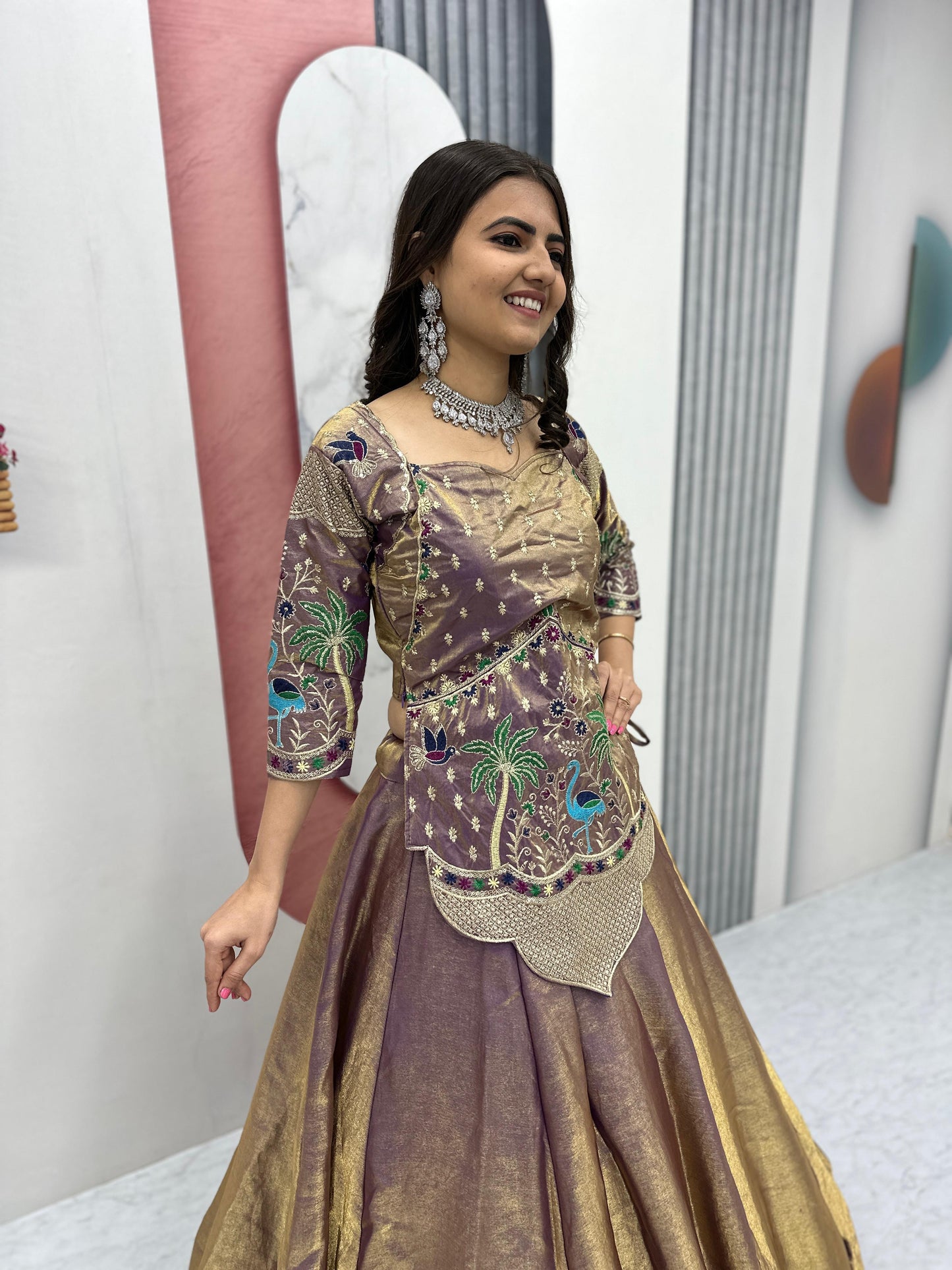 Festival Silk Satin Lehenga Choli