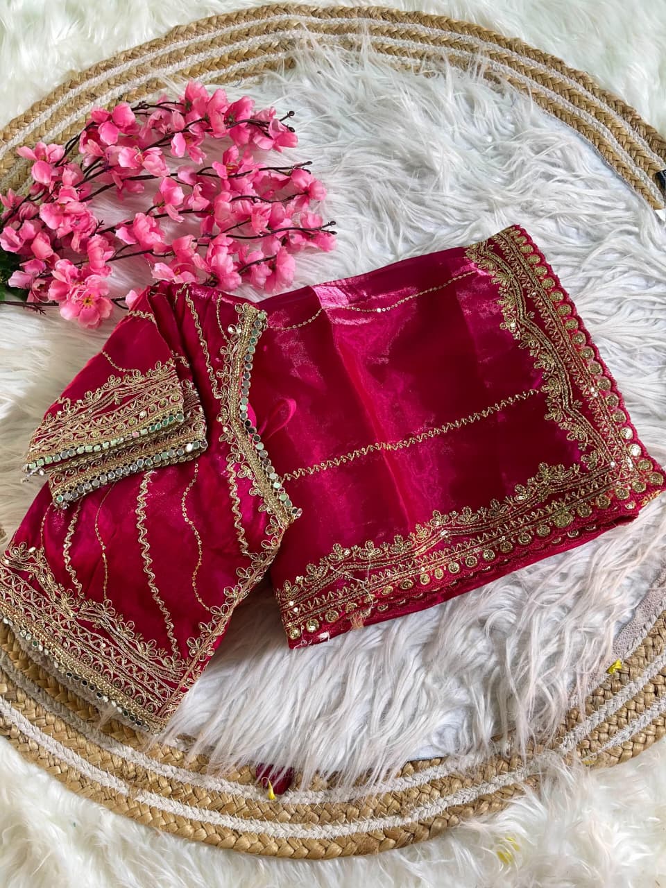 Zimmy Choo Silk Embroidery Saree