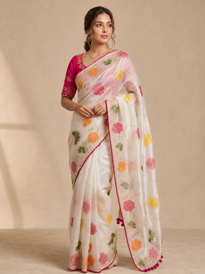 New Bollywood Designer Moss Saree