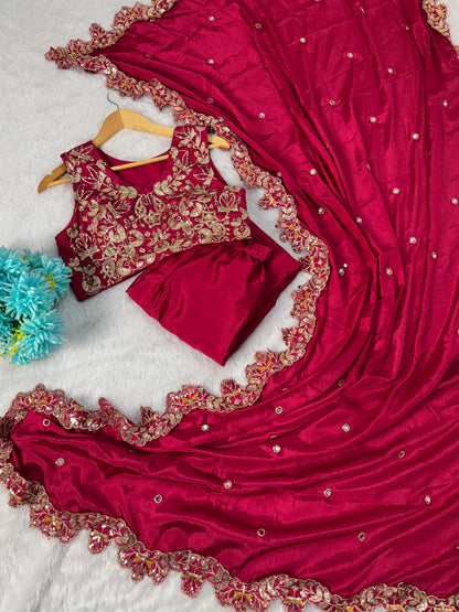 Party Wear Dhoti Lehenga Set