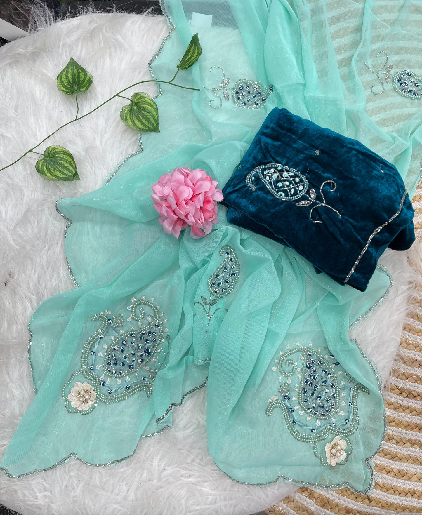 Maharani – Pure Shimmer Silk Saree
