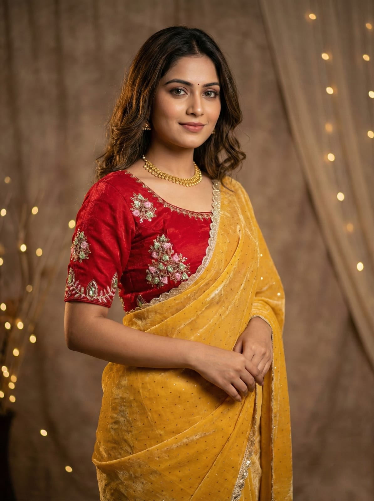 Sun Shine Fendy Silk Saree