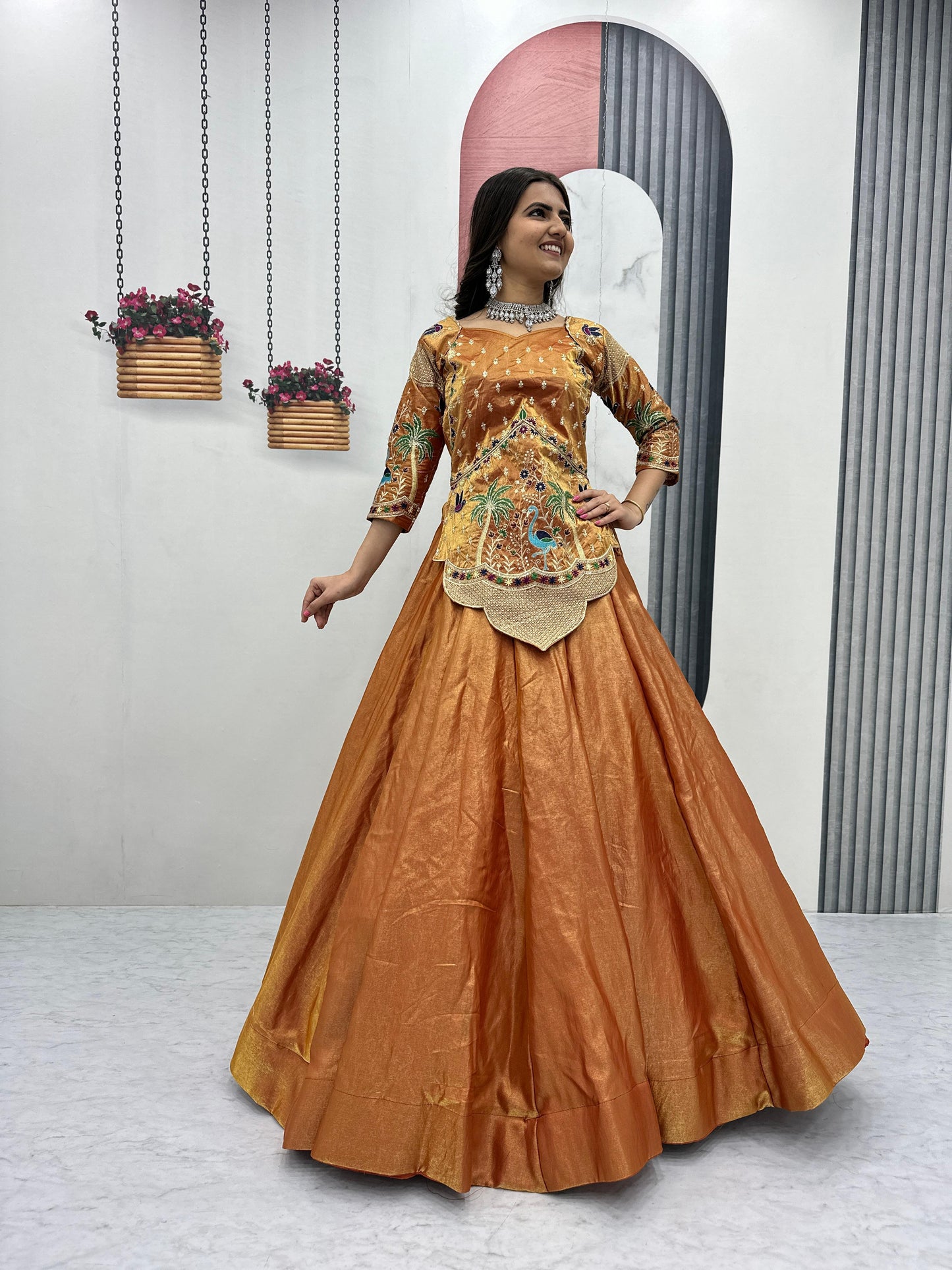 Festival Silk Satin Lehenga Choli