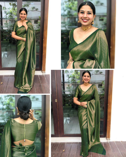 Green Silk Saree