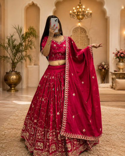 New Festival Special Crepe Silk Lehenga Choli Collection