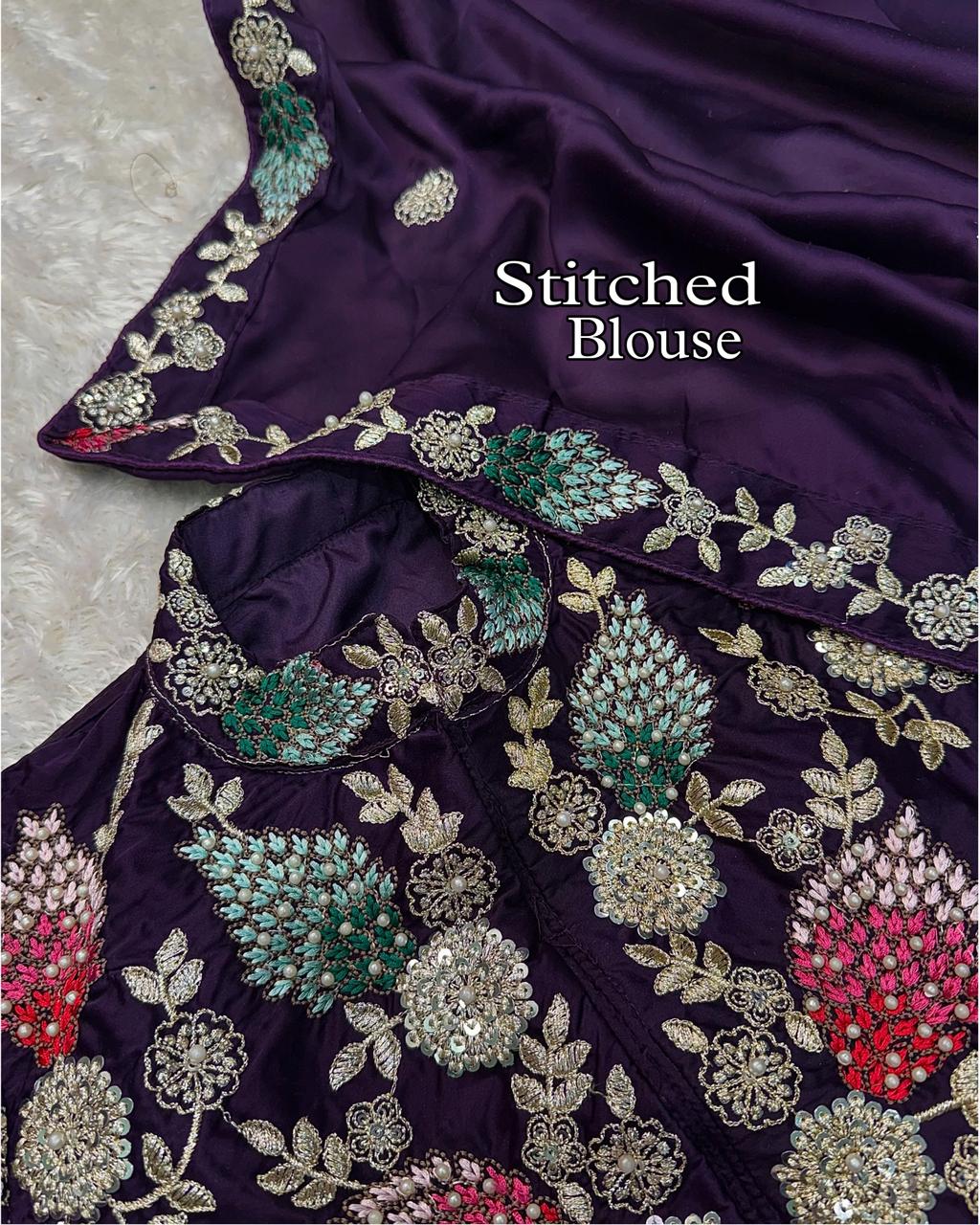Nivea Designer Embroidery Saree