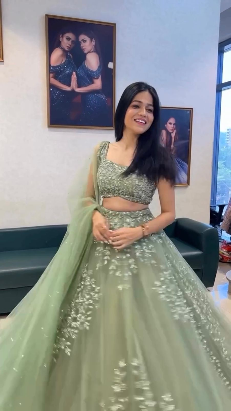 Heavy Butterfly Net Designer Lehenga Choli