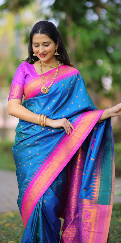 Kanji gadwal silk saree