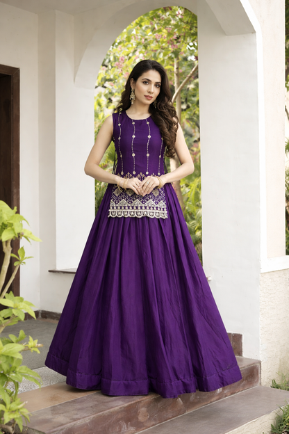 Designer Fendy Lehenga With Beads Work Koti Jacket And Stitched Blouse Set