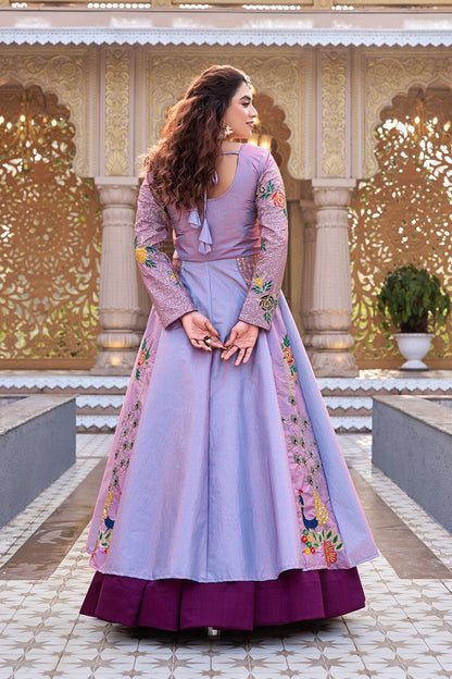 Peacock Embroidered Lehenga Choli