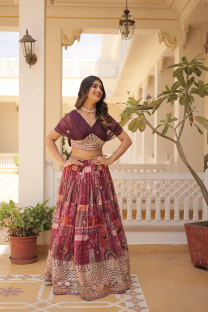 Premium Russian Silk Lehenga Choli