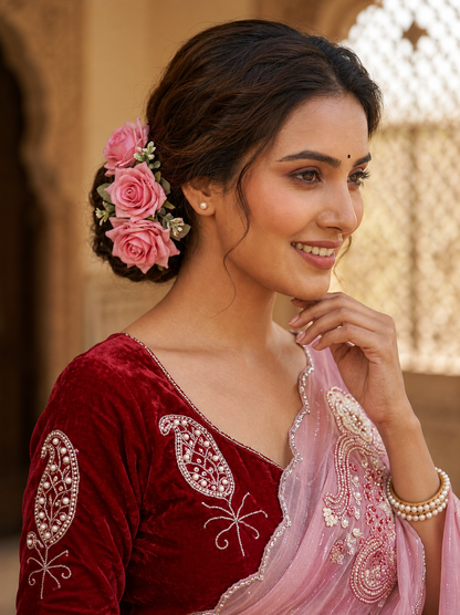 Maharani – Pure Shimmer Silk Saree