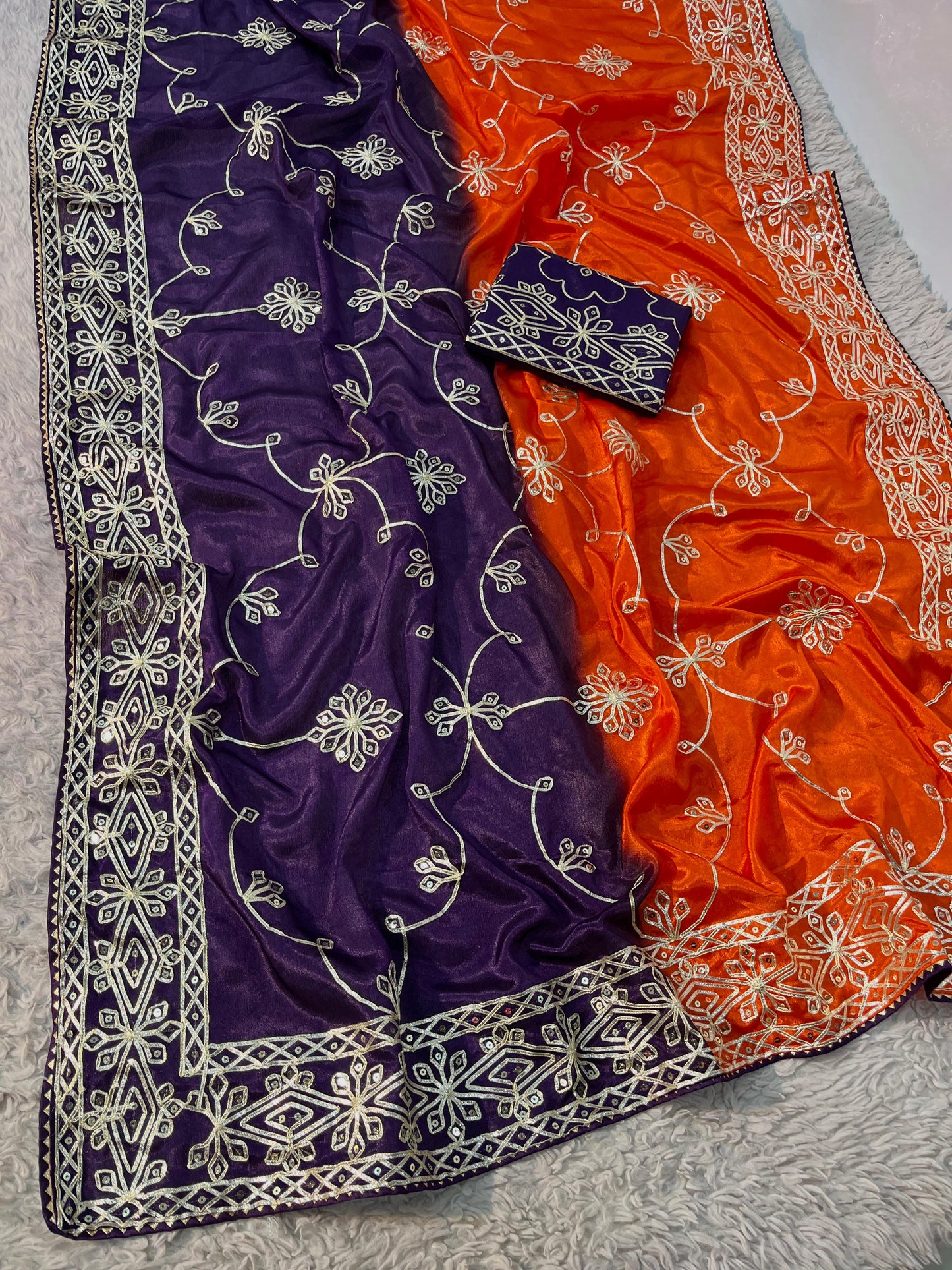 New Latest Arrivals – Premium Chinon Pedding Saree Collection