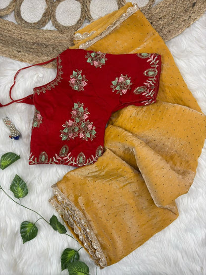 Sun Shine Fendy Silk Saree