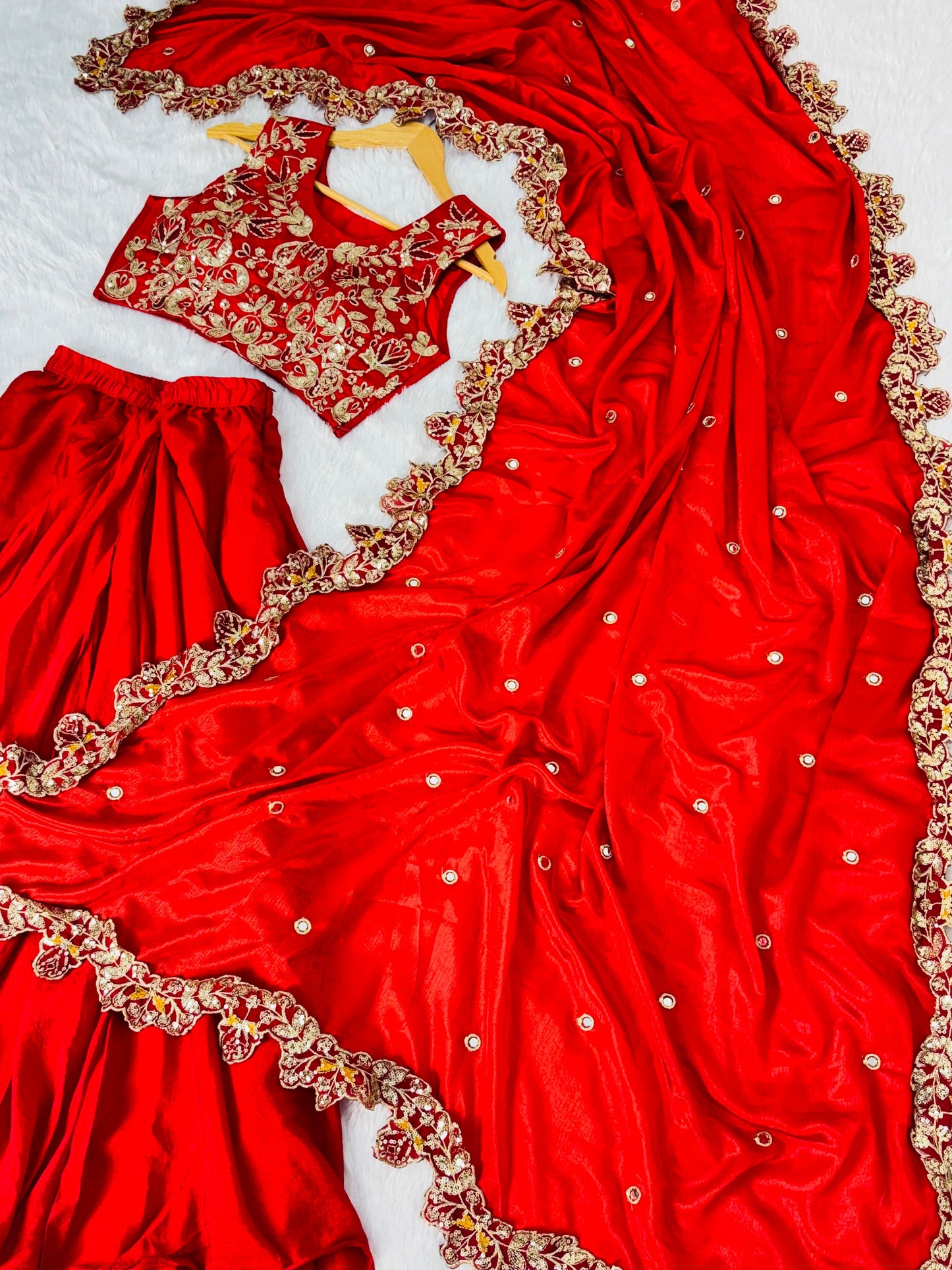 Party Wear Dhoti Lehenga Set