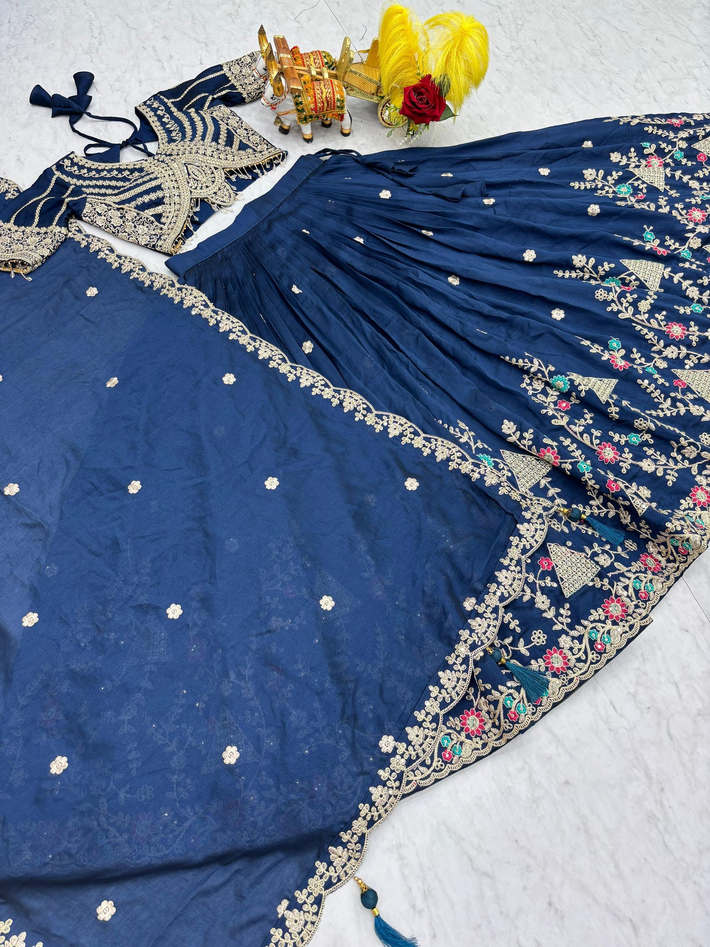 Designer Wedding Collection Lehenga Choli with Heavy Embroidery Work