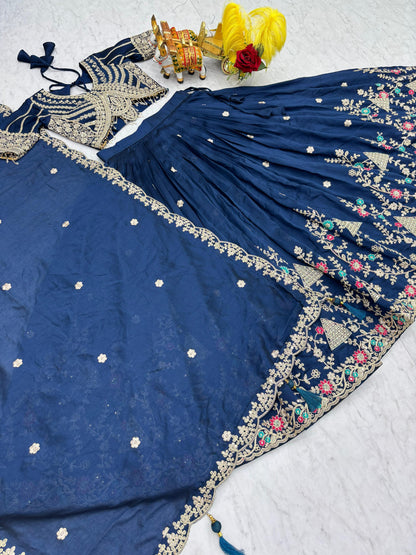 Designer Wedding Collection Lehenga Choli with Heavy Embroidery Work