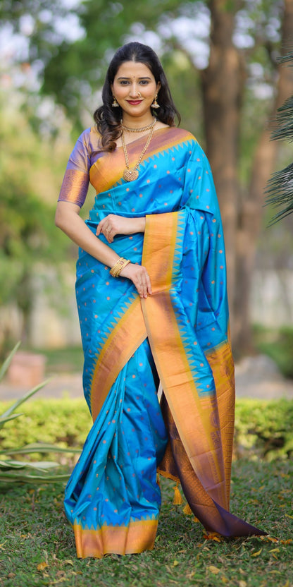 Kanji gadwal silk saree