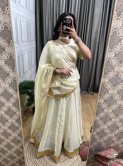 Wedding Special Crystal Silk Lehenga Choli