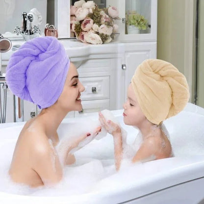🌀 Hair Wrap Bath Towel – Quick Dry & Frizz-Free Hair