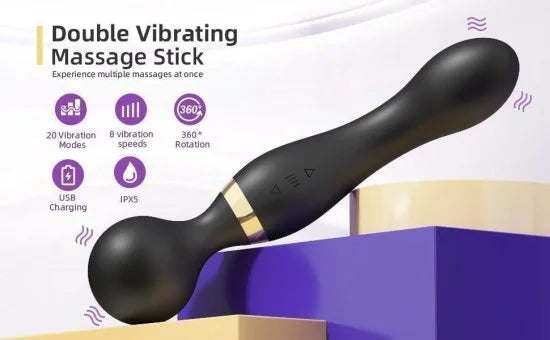 Double Vibration Body Massager – Full Body Pain Relief Device