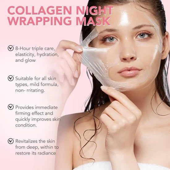 Collagen Night Wrapping Mask – Deep Repair & Hydration Overnight