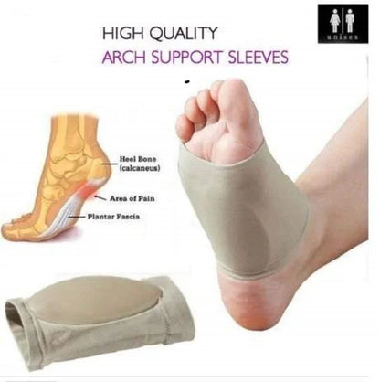 🦶 Arch Support Sleeve Reusable Gel Pad – Personal Care (1pair)