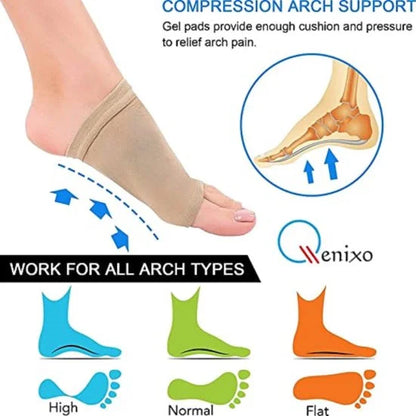 🦶 Arch Support Sleeve Reusable Gel Pad – Personal Care (1pair)