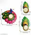peacock stand for diwali decoration / Decore item / 6pankh 1 peacock set of 7