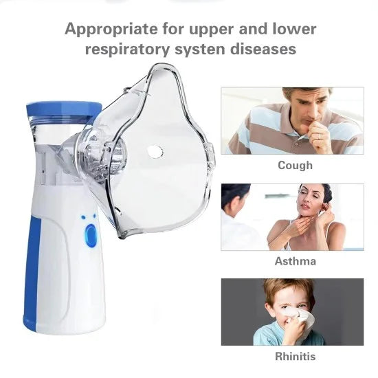 💨 Mini Portable Mesh Nebulizer – Personal Care