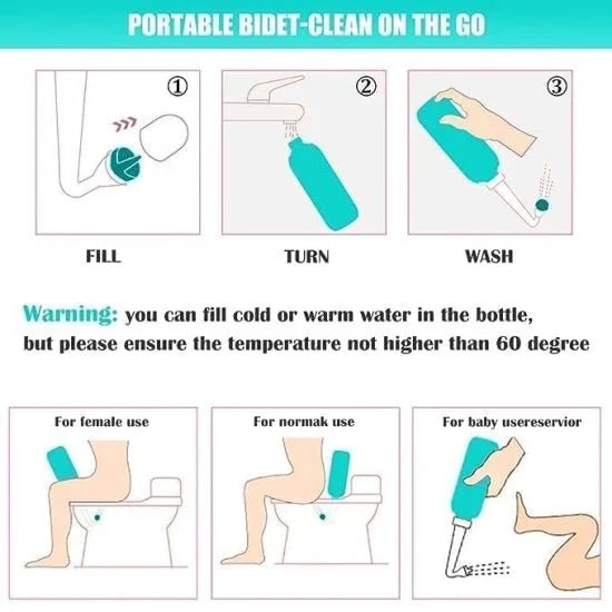 Portable Bidet Spray – Hygiene & Personal Care on the Go
