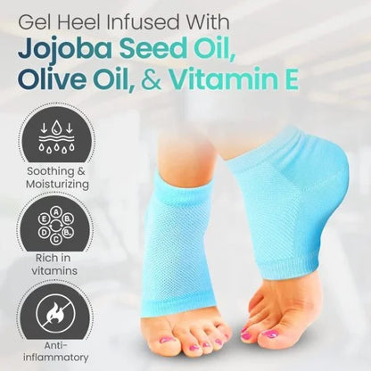 Ankle Gel Socks Half Heel – Comfort & Support (1 Pair)