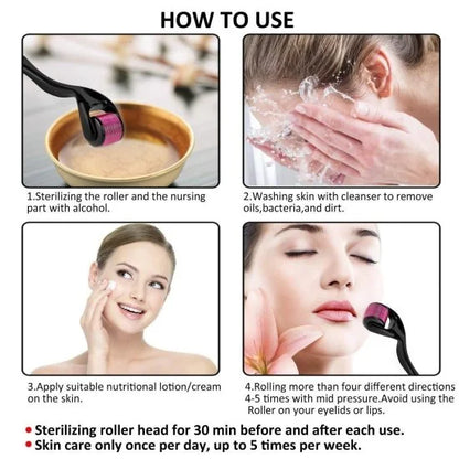 Derma Roller – Face Acne Scars & Skin Rejuvenation Tool