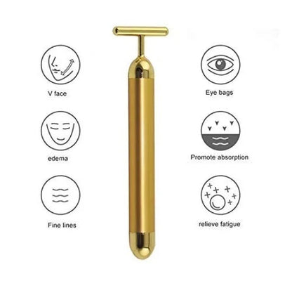 Energy Beauty Bar – 24K Gold Vibrating Face Massager