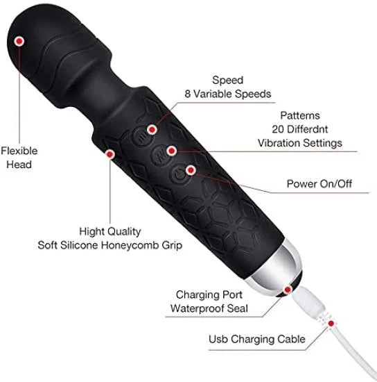 Personal Body Massager – Waterproof USB Rechargeable