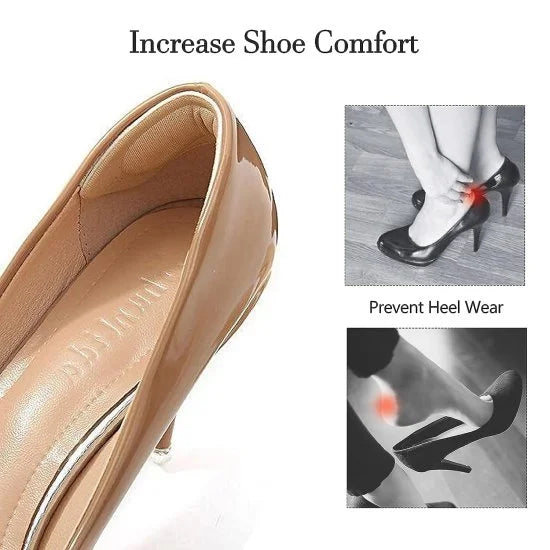 Heel Liner Grips Cushion Inserts for Loose Shoes | Anti-Slip Comfort Pads | 5 Pairs = ₹199 (Free Shipping)